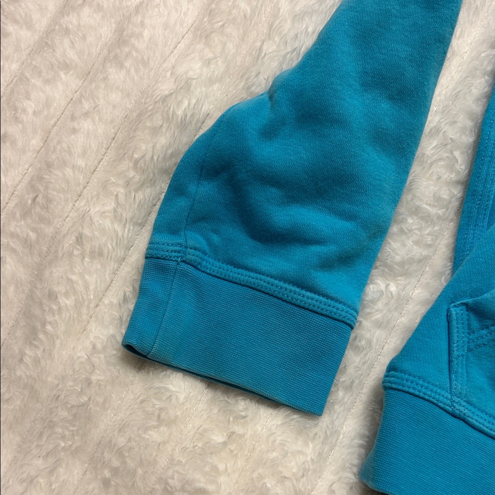 Nike Boys Sportswear Club Fleece Lined Pullover Hoodie Chlorine Blue - Picture 7 of 16